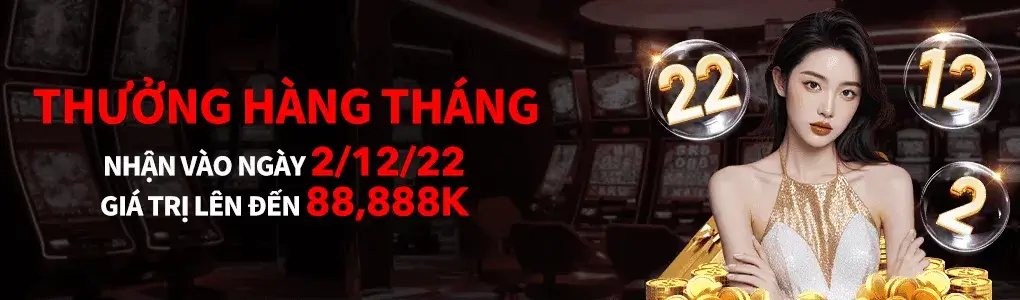 Nhà cái 888vi14 com thưởng hàng tháng nhận 88.888k